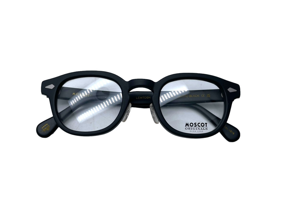 Like new MOSCOT Lemtosh eyeglasses, model number 110184616, acetate, black, size 46.◻24-145 Used 63915