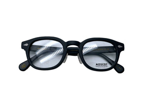 新品同様 MOSCOT モスコット LEMTOSH レムトッシュ メガネ 伊達眼鏡 110184616 アセテート ブラック サイズ46◻︎24-145 中古 63915