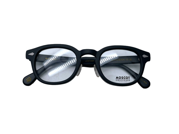 新品同様 MOSCOT モスコット LEMTOSH レムトッシュ メガネ 伊達眼鏡 110184616 アセテート ブラック サイズ46◻︎24-145 中古 63915