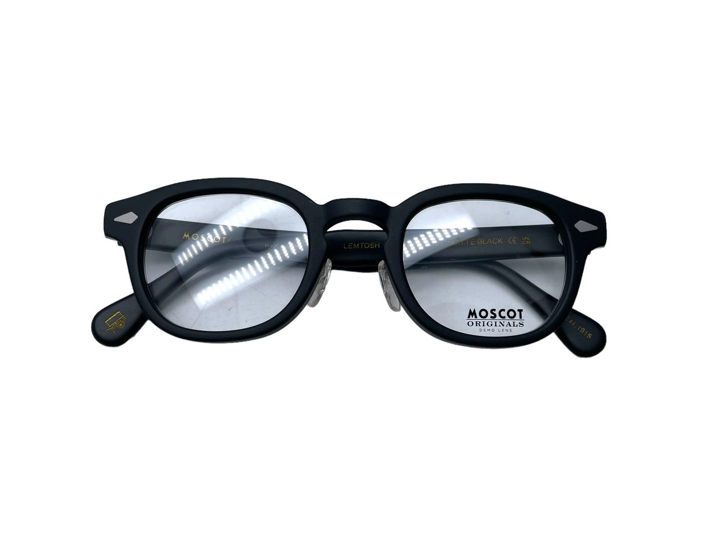 新品同様 MOSCOT モスコット LEMTOSH レムトッシュ メガネ 伊達眼鏡 110184616 アセテート ブラック サイズ46◻︎24-145  中古 63915 – Casanova Vintage