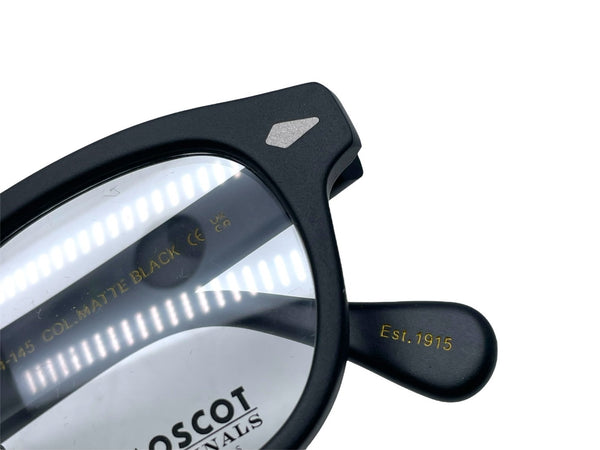 新品同様 MOSCOT モスコット LEMTOSH レムトッシュ メガネ 伊達眼鏡 110184616 アセテート ブラック サイズ46◻︎24-145 中古 63915