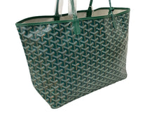 画像をギャラリービューアに読み込む, 新品同様 GOYARD ゴヤール サン・ルイPM トートバッグ STLOUIPMLTY09CL09P PVCコーティングキャンバス グリーン 中古 63936