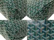 画像をギャラリービューアに読み込む, 新品同様 GOYARD ゴヤール サン・ルイPM トートバッグ STLOUIPMLTY09CL09P PVCコーティングキャンバス グリーン 中古 63936