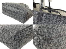画像をギャラリービューアに読み込む, 新品同様 GOYARD ゴヤール サン・ルイPM トートバッグ STLOUIPMLTY51CL51P PVC コーティングキャンバス グレー 中古 63937