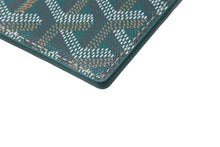 画像をギャラリービューアに読み込む, 新品未使用 GOYARD ゴヤール サン シュルピス カードケース ヘリンボーン PVC カーフ グリーン 中古 63940