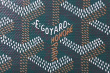 画像をギャラリービューアに読み込む, 新品未使用 GOYARD ゴヤール サン シュルピス カードケース ヘリンボーン PVC カーフ グリーン 中古 63940