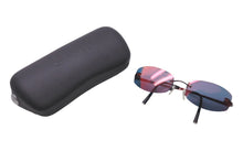 画像をギャラリービューアに読み込む, CHANEL シャネル サングラス ココマーク リムレス ミラーレンズ スクエア 54◻︎19 130 ブラック レッド 良品 中古 63943