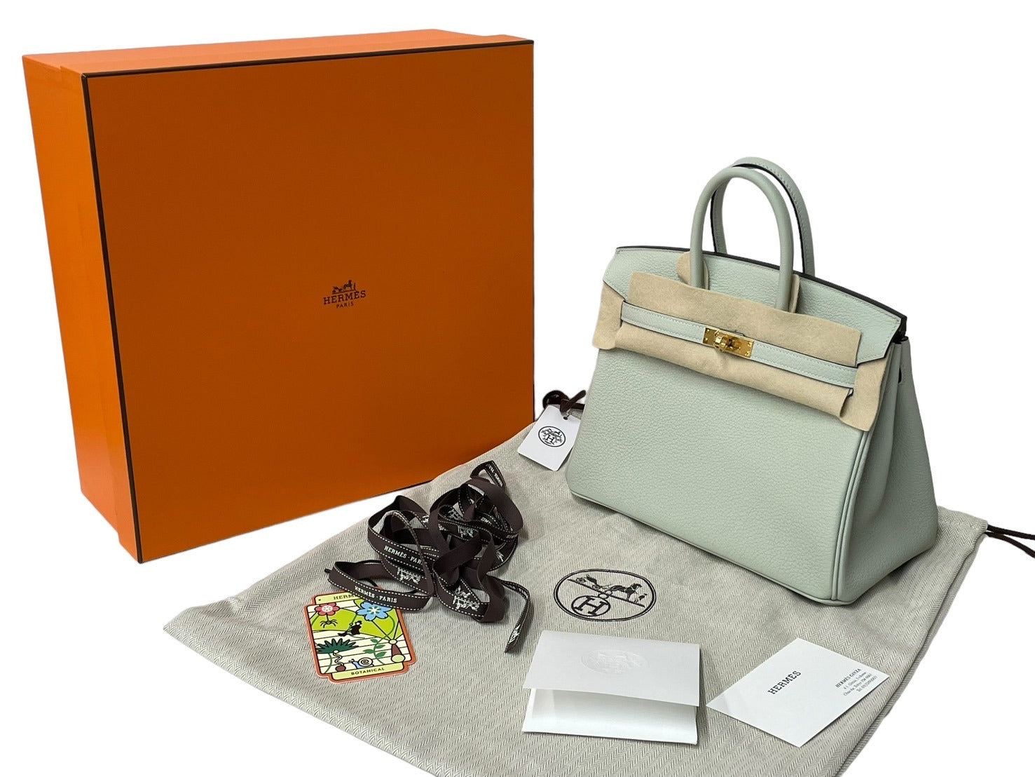 新品未使用 HERMES エルメス BIRKIN バーキン25 ハンドバッグ グリネヴェ トゴ ゴールド金具 B刻印 中古 63946 –  Casanova Vintage