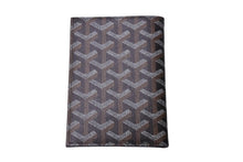 画像をギャラリービューアに読み込む, 新品未使用 GOYARD ゴヤール ヘリンボーン柄 二つ折り 財布 カード入れ ウォレット ブラック 小物入れ ロゴ 中古 63949