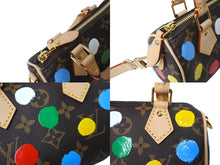 画像をギャラリービューアに読み込む, 極美品 LOUISVUITTON ルイヴィトン 草間彌生 ナノスピーディー 2WAYミニハンドバッグ M81979 中古 63953