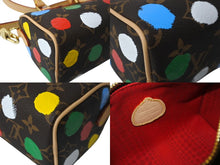 画像をギャラリービューアに読み込む, 極美品 LOUISVUITTON ルイヴィトン 草間彌生 ナノスピーディー 2WAYミニハンドバッグ M81979 中古 63953