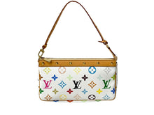Load image into Gallery viewer, 極美品 LOUIS VUITTON ルイヴィトン 村上隆 ポシェットアクセソワール マルチカラー ホワイト M92649 中古 63954