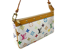 Load image into Gallery viewer, 極美品 LOUIS VUITTON ルイヴィトン 村上隆 ポシェットアクセソワール マルチカラー ホワイト M92649 中古 63954