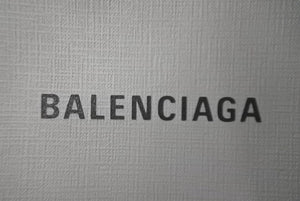 極美品 BALENCIAGA バレンシアガ ショルダーバッグ ショッピング フォンホルダーバッグ グレー レザー 593826 シルバー金具 中古 63957