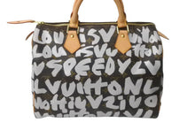 画像をギャラリービューアに読み込む, 未使用 LOUIS VUITTON ルイヴィトン スピーディ30 M92195 ボストンバッグ モノグラム グラフィティ ホワイト 中古 63960