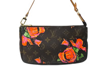 Load image into Gallery viewer, LOUIS VUITTON ルイヴィトン モノグラムローズ ポシェット アクセソワ―ル アクセサリーポーチ M48615 薔薇 美品 中古 63961