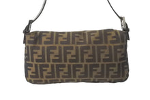 Load image into Gallery viewer, FENDI フェンディ マンマバケット ハンドバッグ ズッカ柄 ズッカ ブラウン シルバー金具 美品 中古 63966