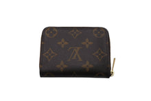 画像をギャラリービューアに読み込む, 極美品 LouisVuitton ルイヴィトン ジッピー コインパース 小銭入れ モノグラム M60067 ブラウン ゴールド金具 中古 63968