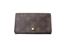 画像をギャラリービューアに読み込む, LOUIS VUITTON ルイヴィトン ポルト モネ・ビエ トレゾール 二つ折り財布 モノグラムキャンバス M61730 ブラウン 美品 中古 63969