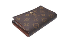 画像をギャラリービューアに読み込む, LOUIS VUITTON ルイヴィトン ポルト モネ・ビエ トレゾール 二つ折り財布 モノグラムキャンバス M61730 ブラウン 美品 中古 63969