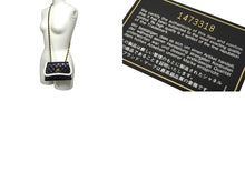 Load image into Gallery viewer, CHANEL シャネル ミニマトラッセ ショルダーバッグ ココマーク 14番台 バイカラー ラムスキン ホワイト ネイビー 美品 中古 63971