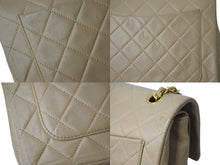 Load image into Gallery viewer, CHANEL シャネル マトラッセ25 縦長 チェーンショルダーバッグ 1番台 ベージュ ゴールド金具 良品 中古 63973