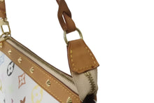 画像をギャラリービューアに読み込む, LOUIS VUITTON ルイヴィトン 村上隆 ポシェットアクセソワール マルチカラー ホワイト M92649 美品 中古 63985