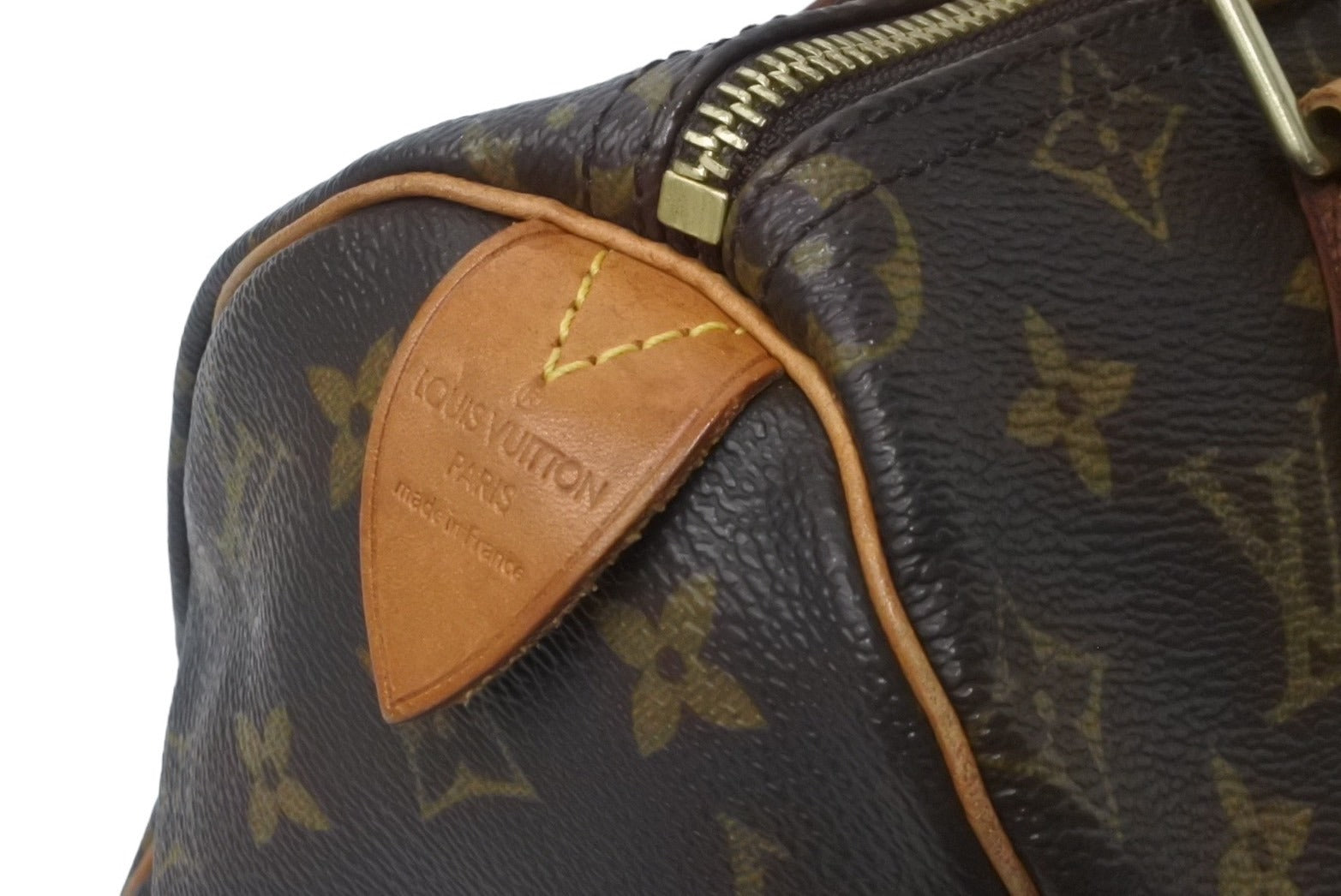 LOUIS VUITTON ルイヴィトン スピーディ25 ハンドバッグ モノグラム M41528 PVC レザー ゴールド金具 美品 中古 63991  – Casanova Vintage