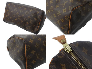 LOUIS VUITTON ルイヴィトン スピーディ25 ハンドバッグ モノグラム M41528 PVC レザー ゴールド金具 美品 中古 63991  – Casanova Vintage