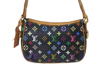 画像をギャラリービューアに読み込む, LOUIS VUITTON ルイ ヴィトン ロッジPM ショルダーバッグ M40054 モノグラムキャンバス ブラック Y.Nイニシャル入 美品 中古 63993
