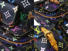 画像をギャラリービューアに読み込む, LOUIS VUITTON ルイ ヴィトン ロッジPM ショルダーバッグ M40054 モノグラムキャンバス ブラック Y.Nイニシャル入 美品 中古 63993