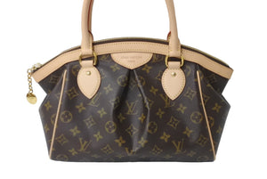 新品同様 LOUIS VUITTON ルイヴィトン ハンドバッグ M40143 ティボリPM モノグラム ゴールド金具 中古 63996