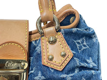 Load image into Gallery viewer, LOUIS VUITTON ルイヴィトン モノグラムデニム プリ―ティ ハンドバッグ ブルー M95020 美品 中古 64002