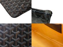 画像をギャラリービューアに読み込む, 極美品 GOYARD ゴヤール セナMM クラッチバッグ セカンドバッグ ヘリンボーン ブラック シルバー金具 中古 64030