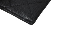 Load image into Gallery viewer, CHANEL シャネル キャビアスキン カードケース ココマーク 14番台 ブラック シルバー金具 美品 中古 64033