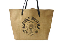 Load image into Gallery viewer, 新品未使用 CHROME HEARTS クロムハーツ LARGE BAG BEACHES ビーチ バック トートバッグ ブラック シルバー 中古 64039