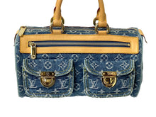 画像をギャラリービューアに読み込む, 極美品 LOUIS VUITTON ルイヴィトン ハンドバッグ ネオスピーディ M95019 モノグラムデニム ゴールド金具 中古 64042