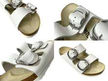 画像をギャラリービューアに読み込む, 新品未使用 CHROMEHEARTS クロムハーツ BIRKENSTOCK ビルケンシュトック ARIZONA アリゾナ サンダル ホワイト サイズUK4.5 64049