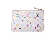 Load image into Gallery viewer, LOUIS VUITTON ルイヴィトン ポシェットクレ コインケース 村上隆 モノグラムマルチカラー ホワイト M93734 良品 中古 64053