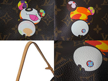 画像をギャラリービューアに読み込む, LOUIS VUITTON ルイヴィトン ハンドバッグ ポシェット アクセソワール 村上隆 M51981 パンダ モノグラム ゴールド金具 美品 中古 64054