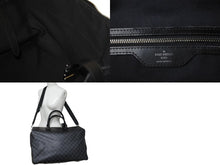 画像をギャラリービューアに読み込む, 極美品 LOUIS VUITTON ルイヴィトン ネオグリニッジ ボストンバッグ 2WAY ショルダーバッグ N41164 ブラック シルバー 中古 64056