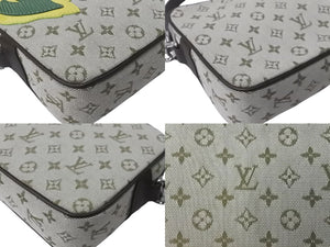 極美品 LOUIS VUITTON ルイヴィトン コント ドゥ フェ ポシェット アクセサリーポーチ M92274 フェアリーテール カーキ 中古 64057