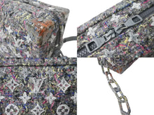 Load image into Gallery viewer, 新品同様 LOUIS VUITTON ルイヴィトン ヴァージル リサイクル ツイード ソフトトランク ショルダーバッグ グレー M58741 中古 64060