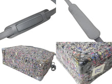 Load image into Gallery viewer, 新品同様 LOUIS VUITTON ルイヴィトン ヴァージル リサイクル ツイード ソフトトランク ショルダーバッグ グレー M58741 中古 64060