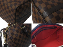 画像をギャラリービューアに読み込む, LOUIS VUITTON ルイヴィトン スピーディ バンドリエール30 2wayボストンバッグ N41367 CT4128 ダミエ ブラウン 中古 64067