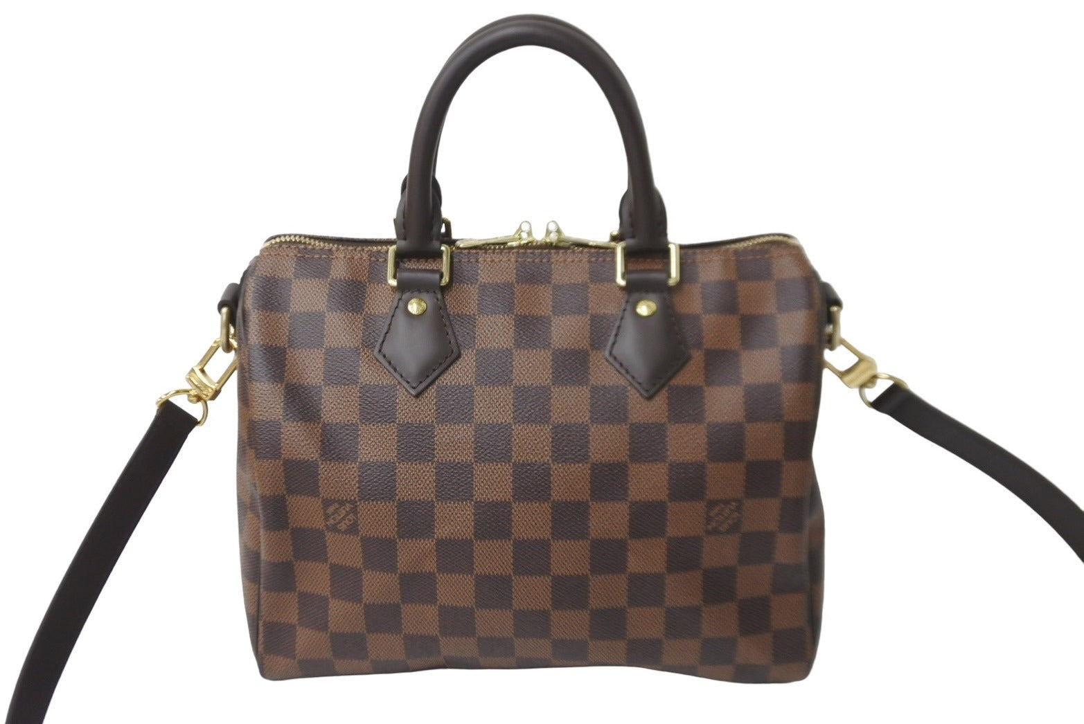 新品同様品 LOUIS VUITTON ルイヴィトン スピーディ バンドリエール 25 ダミエ 現行モデル N40575 ブラウン 中古 64068  – Casanova Vintage