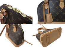 画像をギャラリービューアに読み込む, LOUIS VUITTON ルイヴィトン アルマBB 2WAYハンドバッグ 現行モデル M46990 モノグラム ゴールド金具 美品 中古 64085