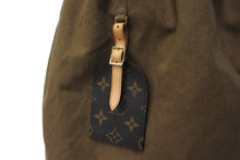 画像をギャラリービューアに読み込む, LOUISVUITTON ルイヴィトン 付属品 巾着バッグ ネームタグ ウィズホール ギャルソンコラボ キャンバス レザー ブラウン ゴールド 美品 中古 64101