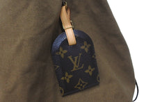画像をギャラリービューアに読み込む, LOUISVUITTON ルイヴィトン 付属品 巾着バッグ ネームタグ ウィズホール ギャルソンコラボ キャンバス レザー ブラウン ゴールド 美品 中古 64101