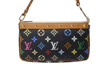 画像をギャラリービューアに読み込む, 極美品 LOUIS VUITTON ルイヴィトン モノグラムマルチ ポシェット アクセソワ―ル M92648 村上隆 ブラック 中古 64111